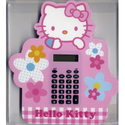 Calculatrice rose Hello Kitty