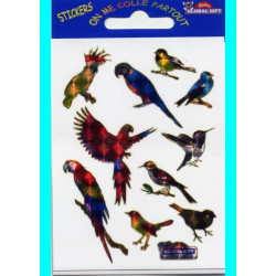 Stickers Global Gift Oiseaux 