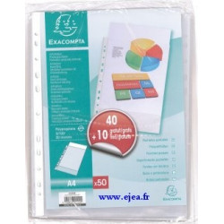50 pochettes A4 pour...