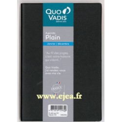 Agenda Plain 2026 noir Quo...