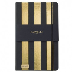 Carnet Castelli Stripes Gold
