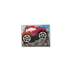 Gomme Monster Car rouge