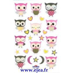 Stickers Mini Sweet Chouettes
