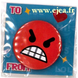 Badge Emoji En colère 