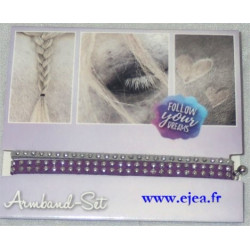 Bracelets Cheval violet...