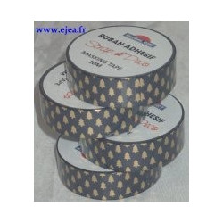 Masking tape Sapins dorés