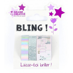 Bling ! 3 masking tapes Lama