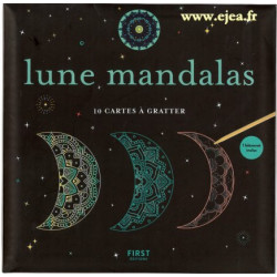 Lune Mandalas 10 cartes à...