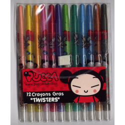 Pucca 12 crayons gras Twisters