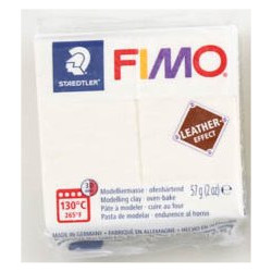 Fimo Effet Cuir Ivoire 029