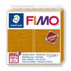 Fimo Effet Cuir Ocre 179