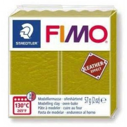 Fimo Effet Cuir Olive 519