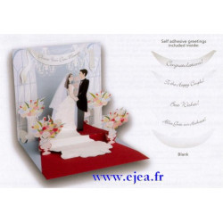 Carte pop-up Heureux mariage