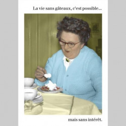 Carte Rétro Fun La vie sans...