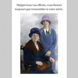Carte Rétro Fun Ressembler...