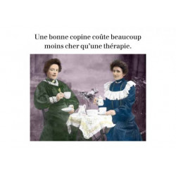 Carte Rétro Fun Une bonne...