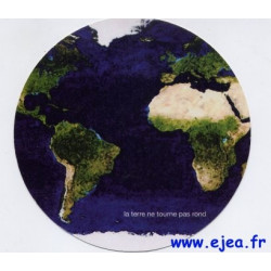 Carte ronde La terre