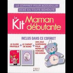 Le kit Maman débutante - Le guide pratique + Le carnet de bord + Une jolie suspension pour noter les horaires des dodos
