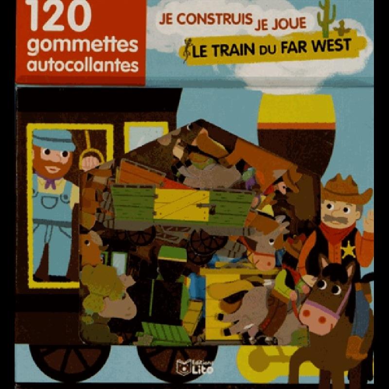 Le train du Far West  - 120 gommettes autocollantes 
