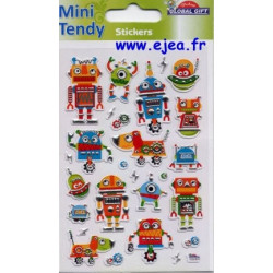 Stickers Mini Tendy Robots