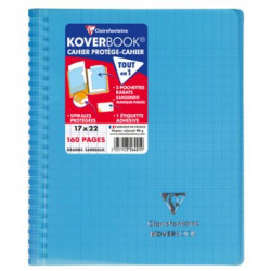 Cahier Koverbook bleu...