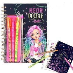 Top Model Neon Doodle Book