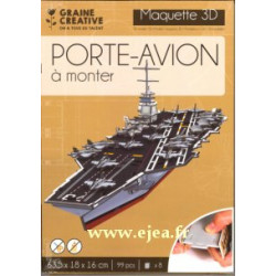 Maquette 3D Porte-avion à...