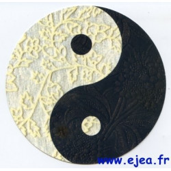 Carte ronde Yin et Yang