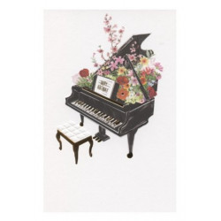 Carte double Icônes Piano...