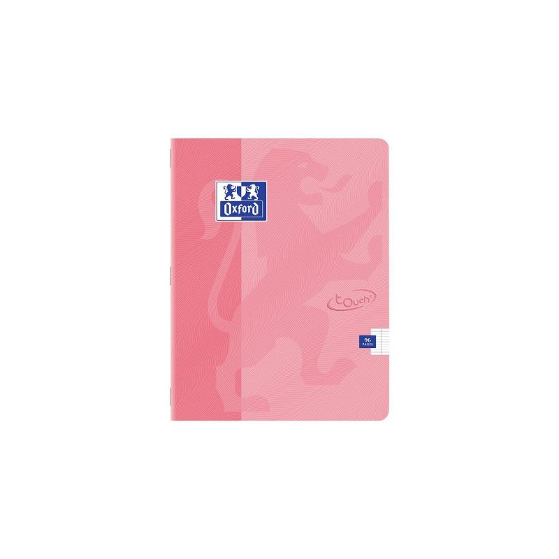 Cahier Oxford Touch Pastel Rose 24x32cm