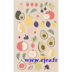 Stickers Fruits pastel