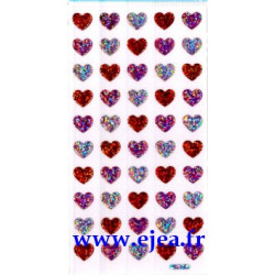 Stickers TWEENY Crystal Coeurs