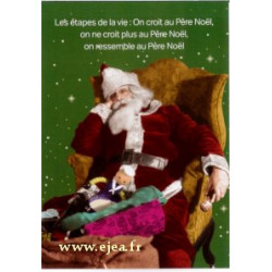 Carte Rétro Fun Noël Etapes...