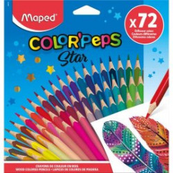 Color'Peps Star 72 crayons...