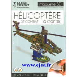 Maquette 3D Hélicoptère de...