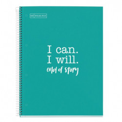 Carnet A4 Messages I can. I...