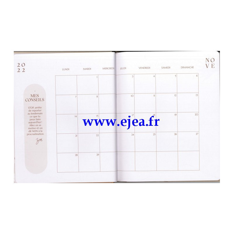 Agenda Planner Juste Zoé 2023 16 mois