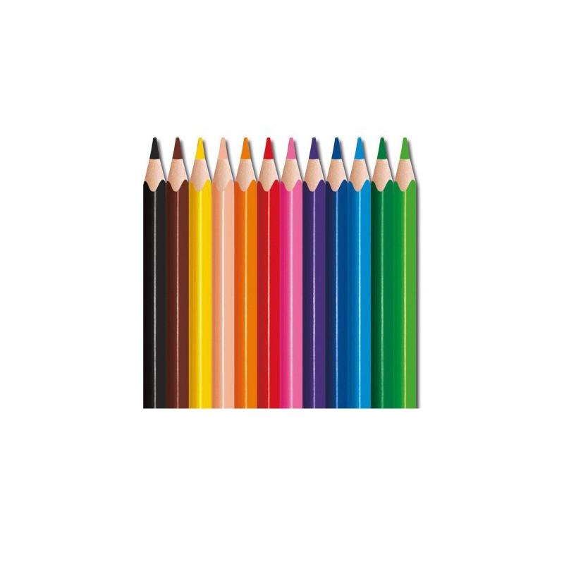 Mini Color'Peps Strong 12 crayons de couleur Maped