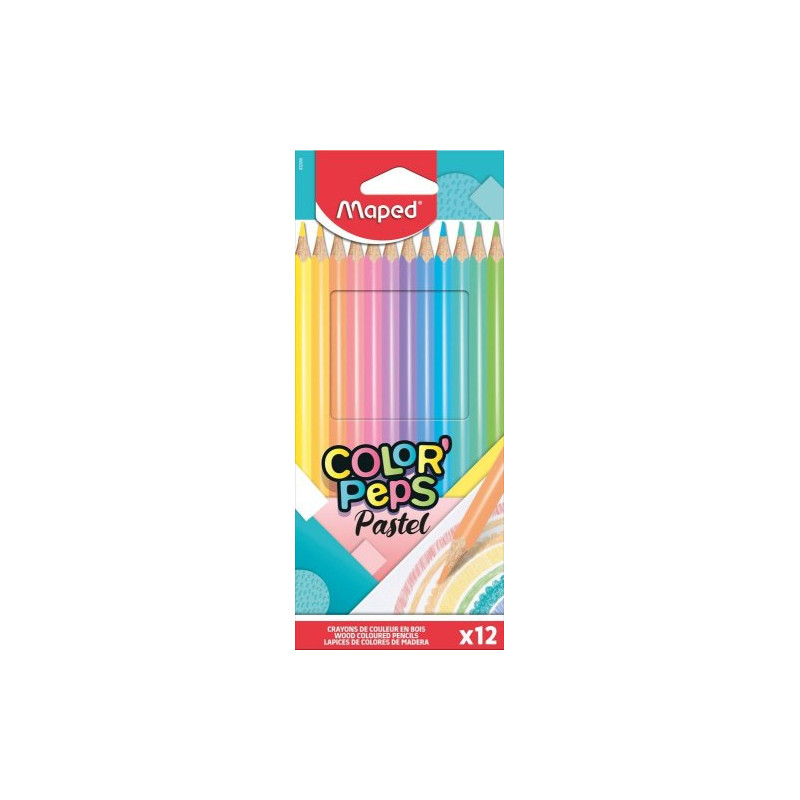 Trousse à colorier + 12 feutres + 12 crayons de couleur Strong – Maped  France