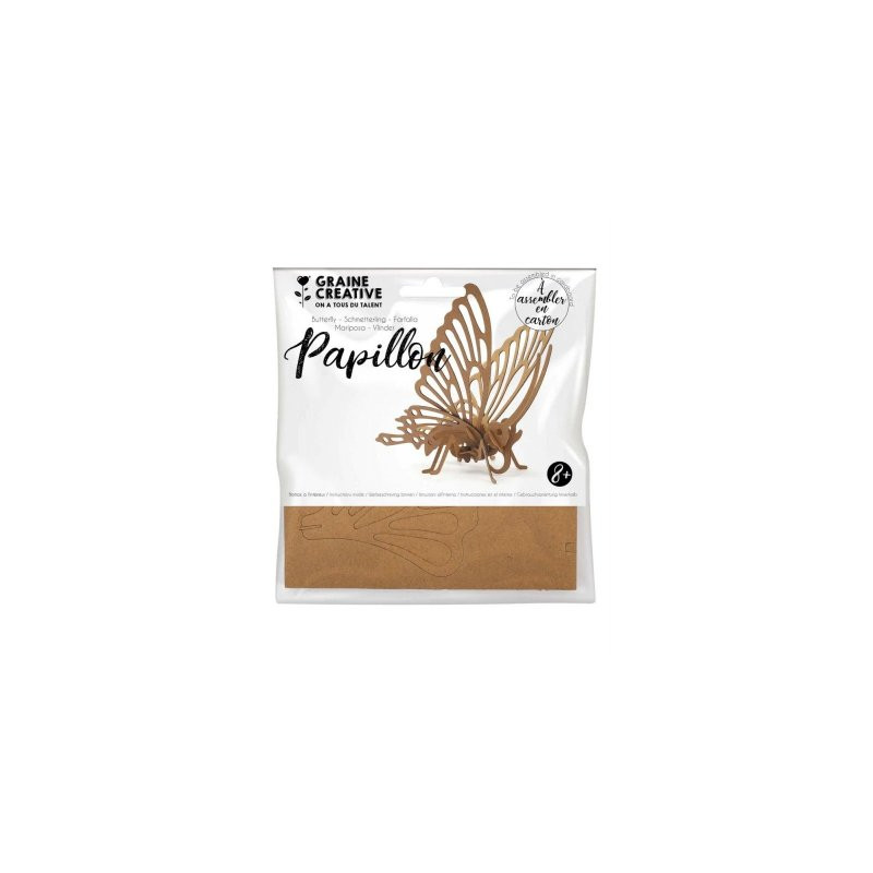 Maquette Papillon en carton à assembler