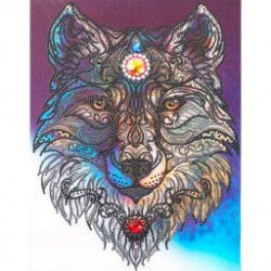 Diamond Painting Loup