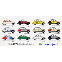 Carte 2CV Citroën Evolution...
