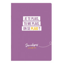 Jemedisais Cahier A5 Plaid