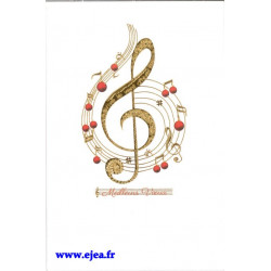 Carte double Icônes Voeux...