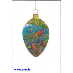 Carte double Icônes Voeux...