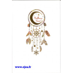 Carte double Icônes Voeux...