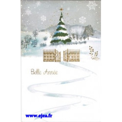 Carte double Icônes Voeux...