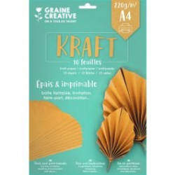 Papier Kraft A4 10 feuilles
