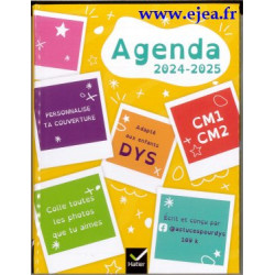 Agenda scolaire élève DYS...