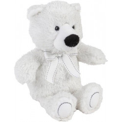 Peluche pailletée Ours blanc